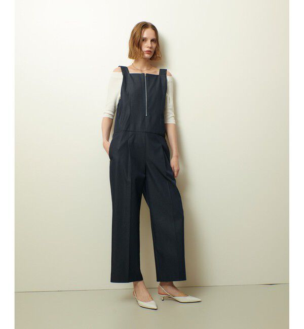 allureville「リジッドデニムライクオールインワン」|オールインワン|