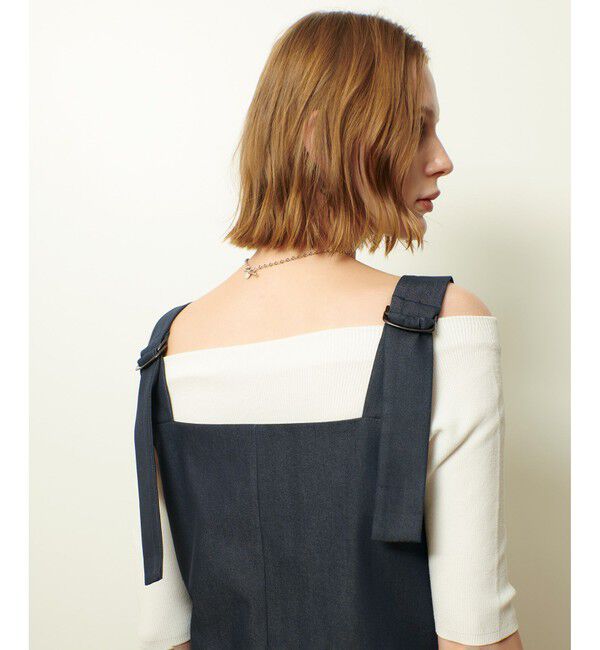 allureville「リジッドデニムライクオールインワン」|オールインワン|