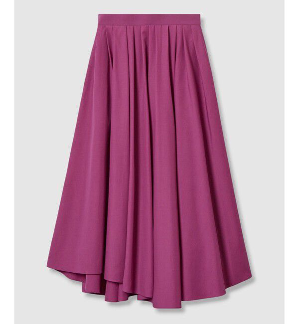 allureville「タイプライターイレギュラーヘムスカート」|スカート|