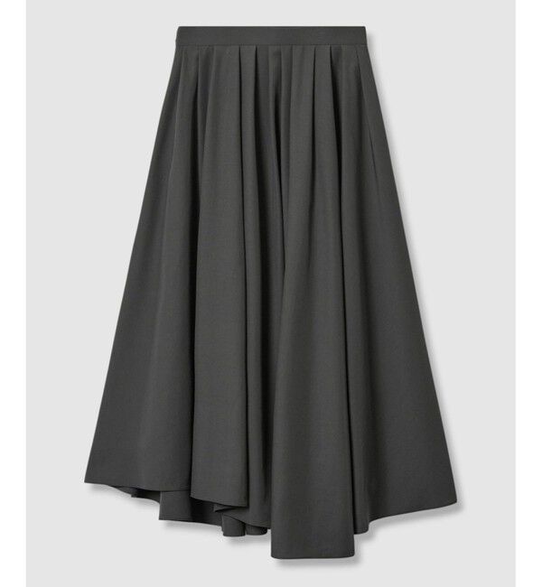 allureville「タイプライターイレギュラーヘムスカート」|スカート|