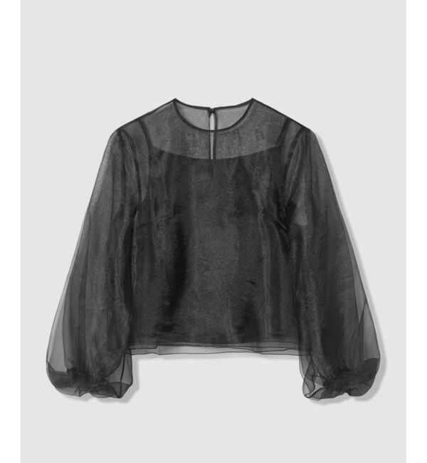 LOULOU WILLOUGHBY「【LOULOU WILLOUGHBY】オーガンリボンブラウス」|シャツ・ブラウス|