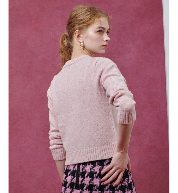 LOULOU WILLOUGHBY「【LOULOU WILLOUGHBY】GRAINYラメカーディガン」|カーディガン|