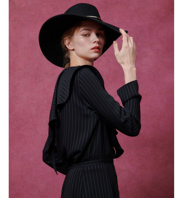 LOULOU WILLOUGHBY「【LOULOU WILLOUGHBY】ラッフルスカーフブラウス」|シャツ・ブラウス|