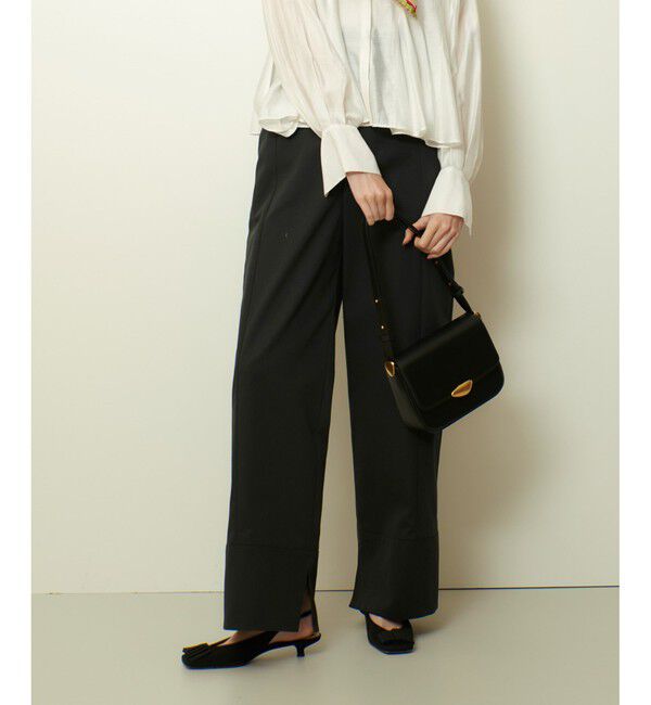 allureville「ミリタリーツイルハイウェストパンツ」|チノ|