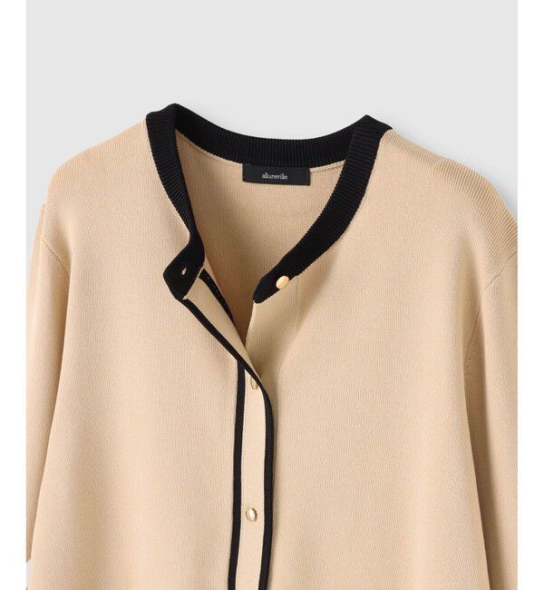 allureville「◇ハイショクポケットクルーカーディガン」|カーディガン|