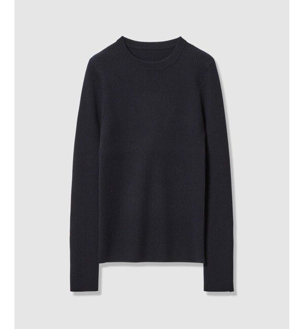 LOULOU WILLOUGHBY「【LOULOU WILLOUGHBY】フリルスリットプルオーバー」|ニット・セーター|