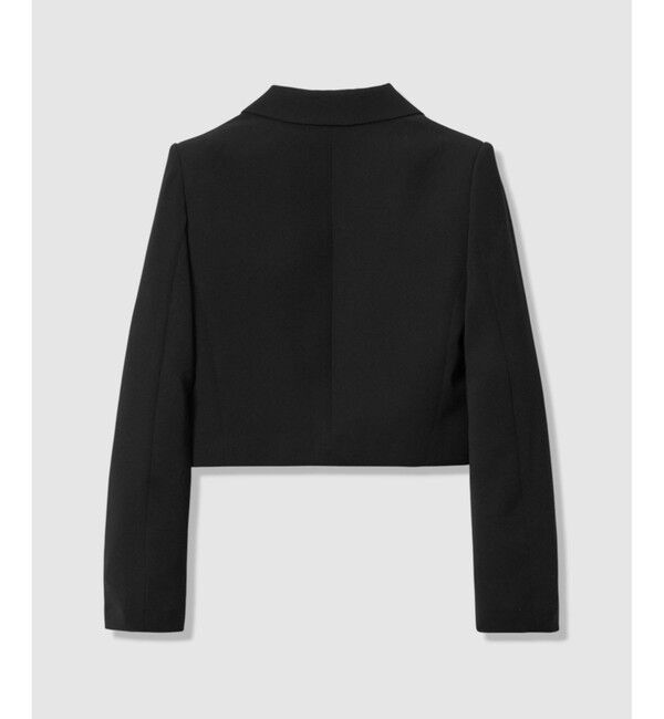 LOULOU WILLOUGHBY「【LOULOU WILLOUGHBY】ダブルクロスショートジャケット」|テーラードジャケット|