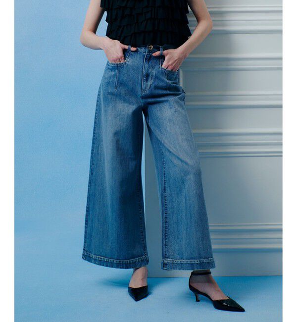 LOULOU WILLOUGHBY「◇【LOULOU WILLOUGHBY】デニムバギーパンツ」|デニム|ブルー