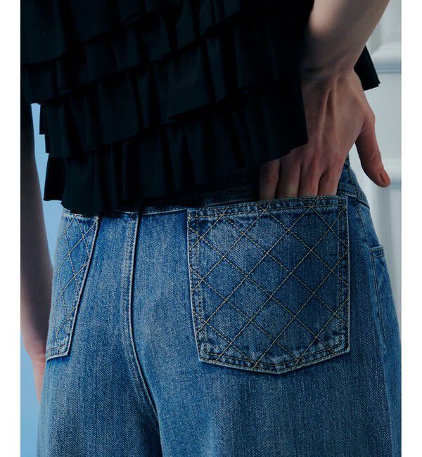 LOULOU WILLOUGHBY「◇【LOULOU WILLOUGHBY】デニムバギーパンツ」|デニム|