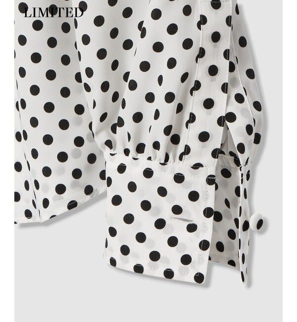 LOULOU WILLOUGHBY「◇【LOULOU WILLOUGHBY】デシンドットフリルボウタイブラウス」|シャツ・ブラウス|