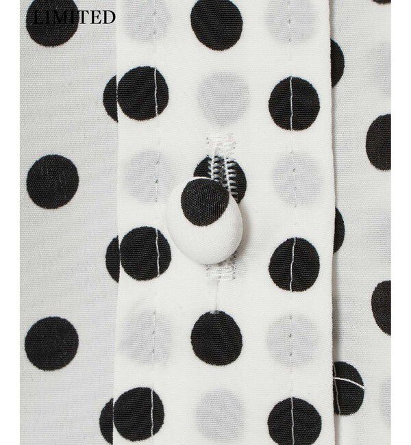 LOULOU WILLOUGHBY「◇【LOULOU WILLOUGHBY】デシンドットフリルボウタイブラウス」|シャツ・ブラウス|