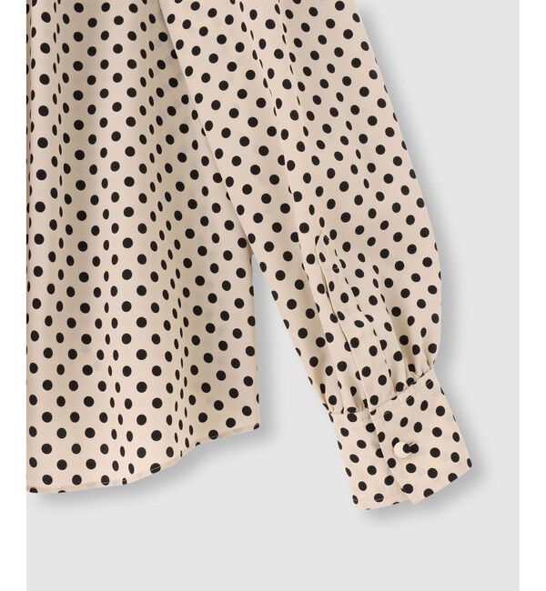 LOULOU WILLOUGHBY「◇【LOULOU WILLOUGHBY】デシンドットフリルボウタイブラウス」|シャツ・ブラウス|