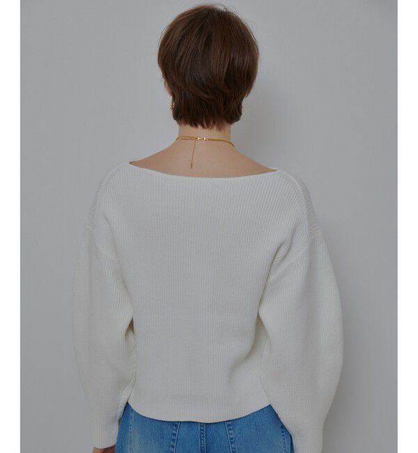 allureville「ハートネックプルオーバー」|ニット・セーター|