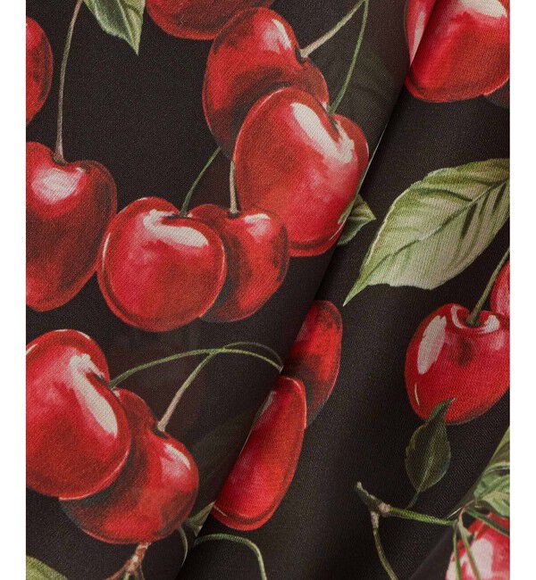 LOULOU WILLOUGHBY「【LOULOU WILLOUGHBY】LISAチェリープリントオフショルブラウス」|シャツ・ブラウス|