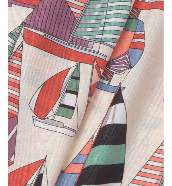 LOULOU WILLOUGHBY「【LOULOU WILLOUGHBY】RATTI マリーナプリントオールインワン」|オールインワン|