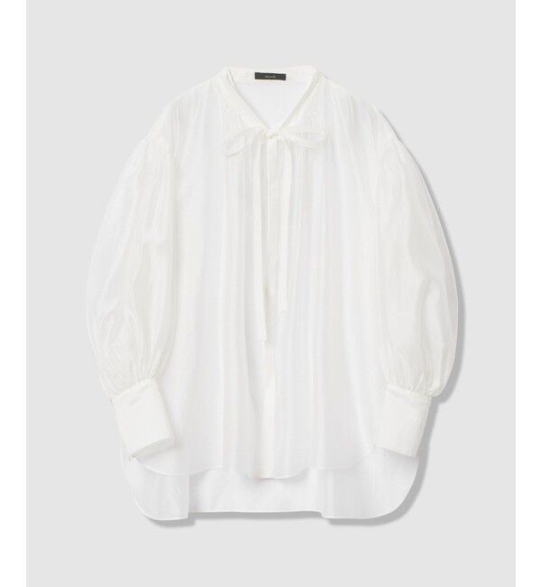 allureville「スリーブコンシャスブラウス」|シャツ・ブラウス|ホワイト