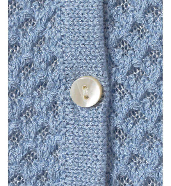 allureville「透かし編みジレプルオーバー」|ニット・セーター|