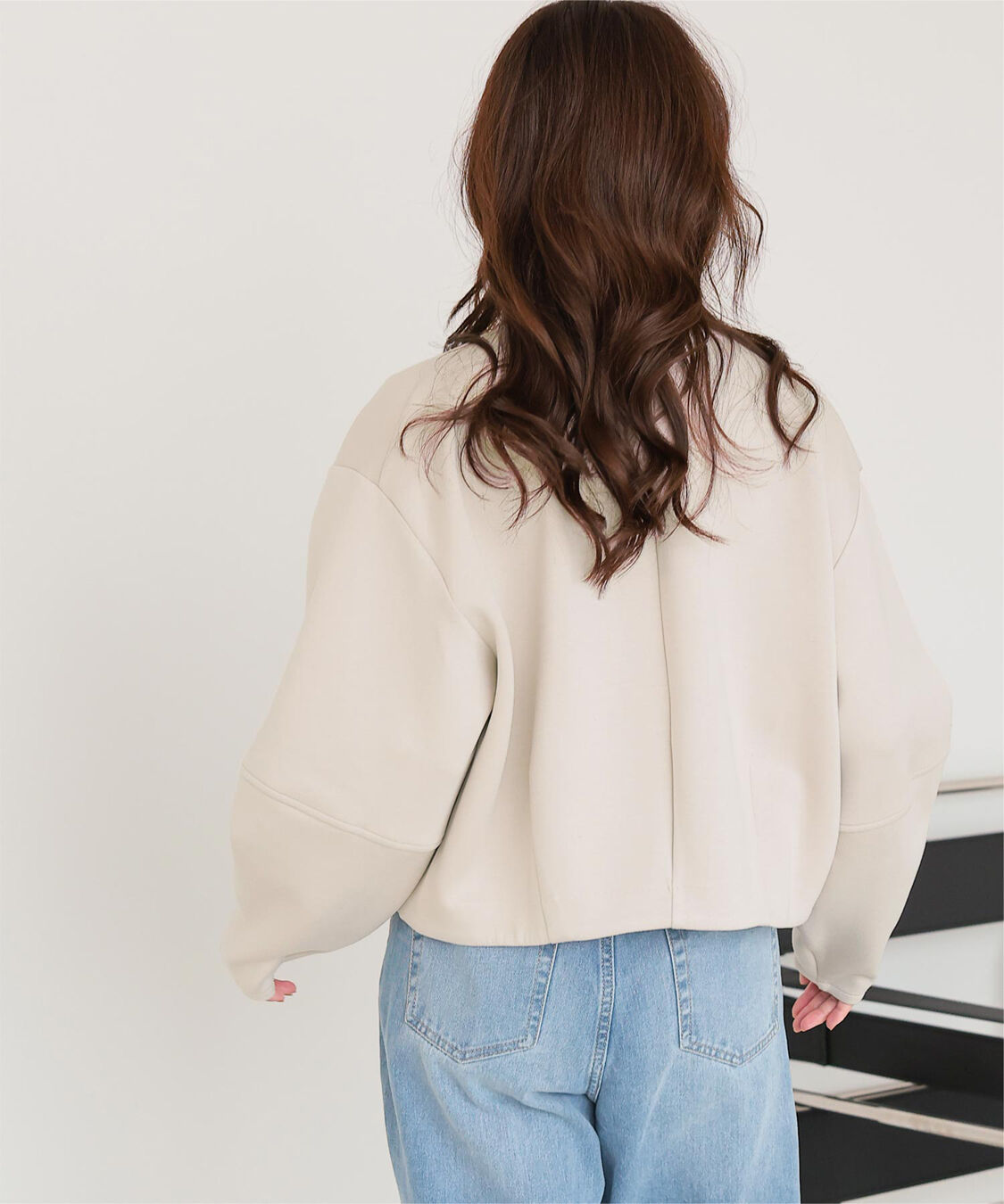 titivate「コクーンスリーブブルゾン」|ブルゾン・スタジャン|