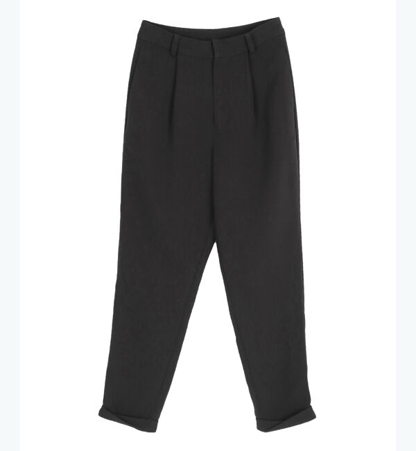 ur's「ツイストヘムテーパードパンツ」|スラックス|
