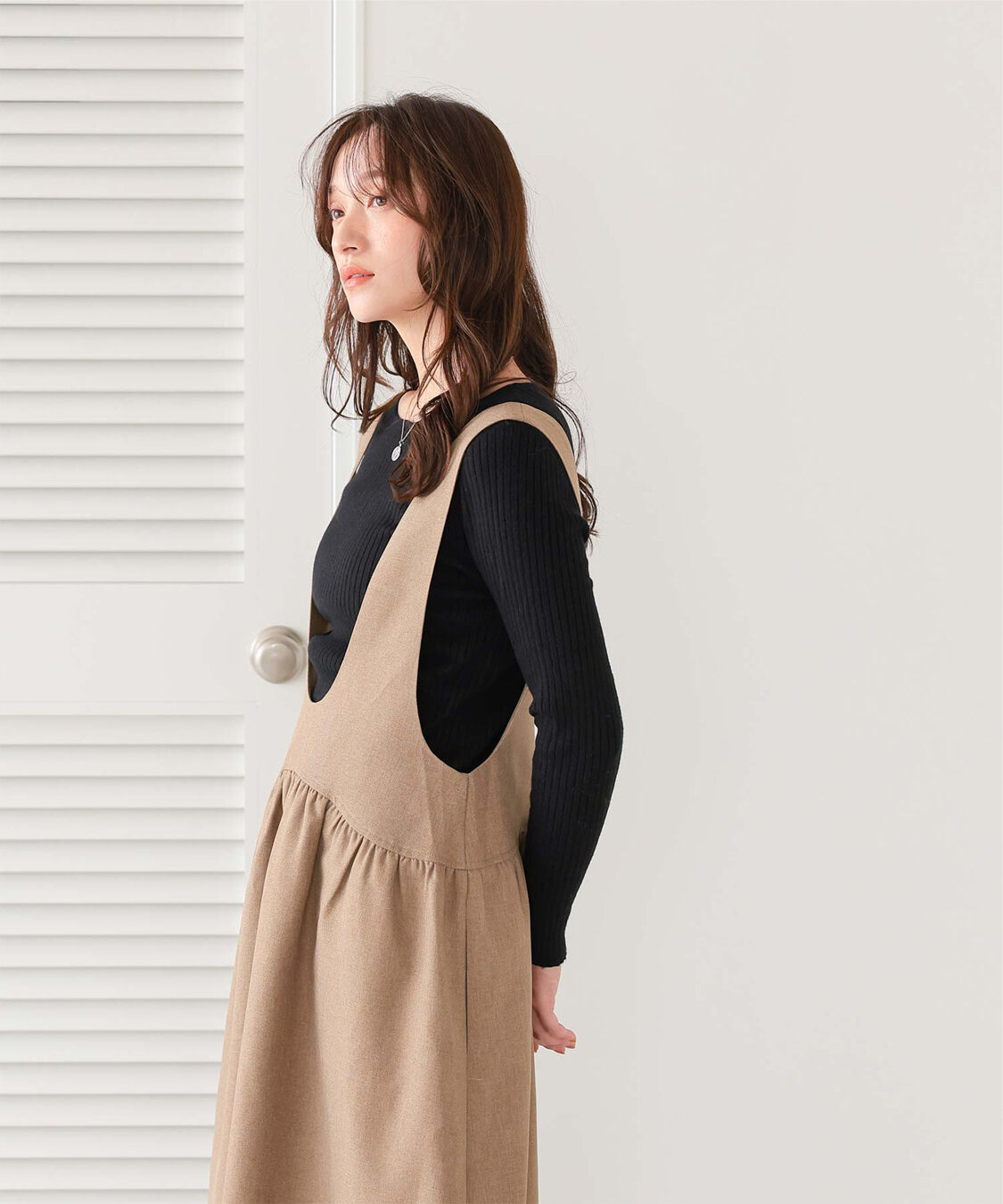 titivate「ボートネックリブ編みニット」|ニット・セーター|