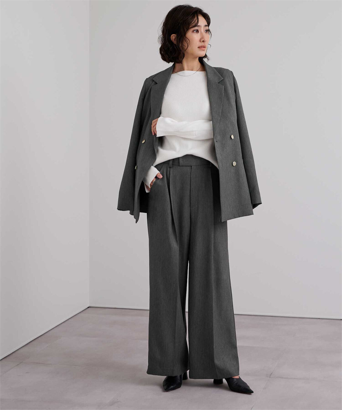 ur's「テーラードダブルブレストジャケット」|テーラードジャケット|