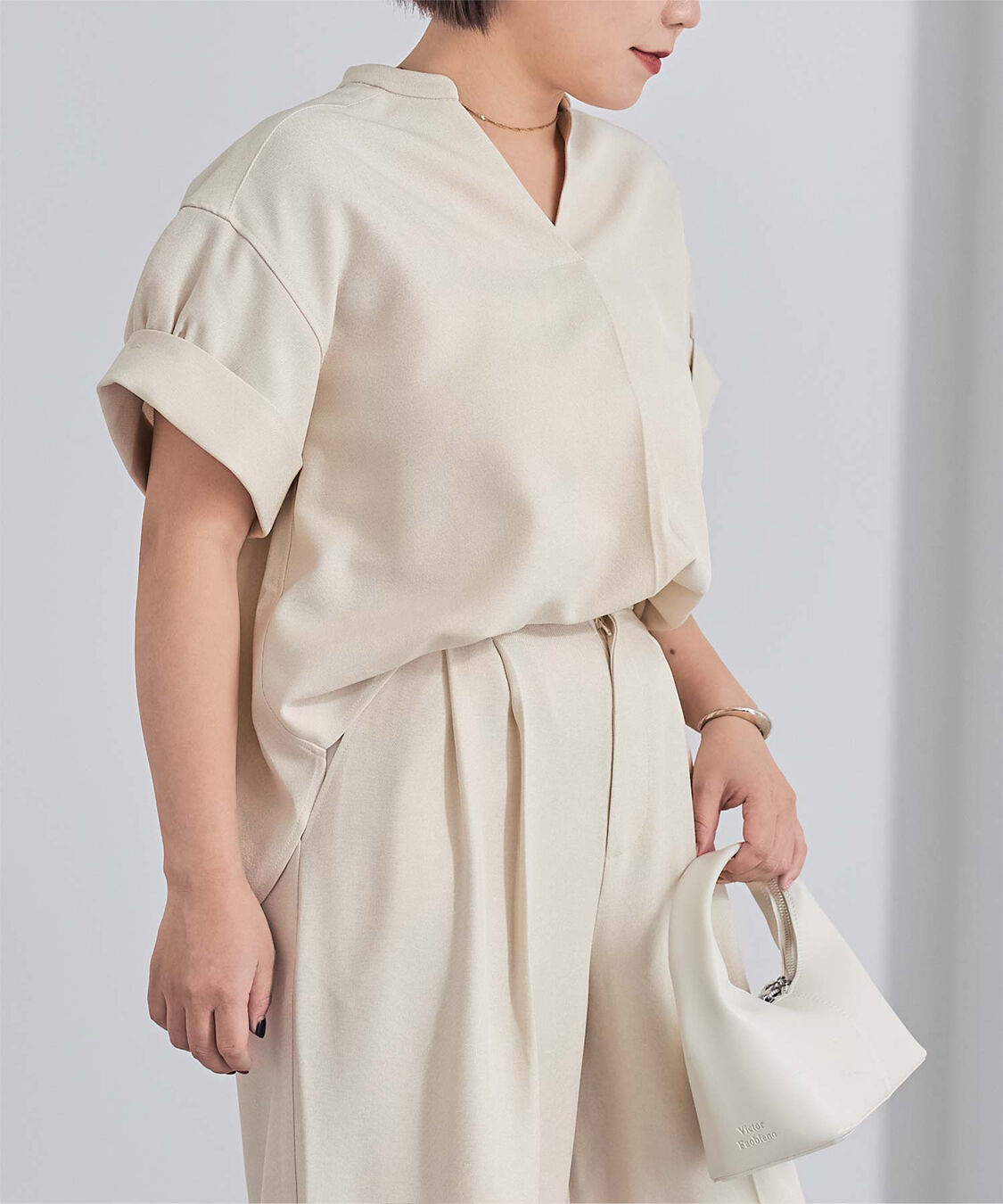 ur's「リネンライクワイドスリーブスキッパーシャツ」|シャツ・ブラウス|