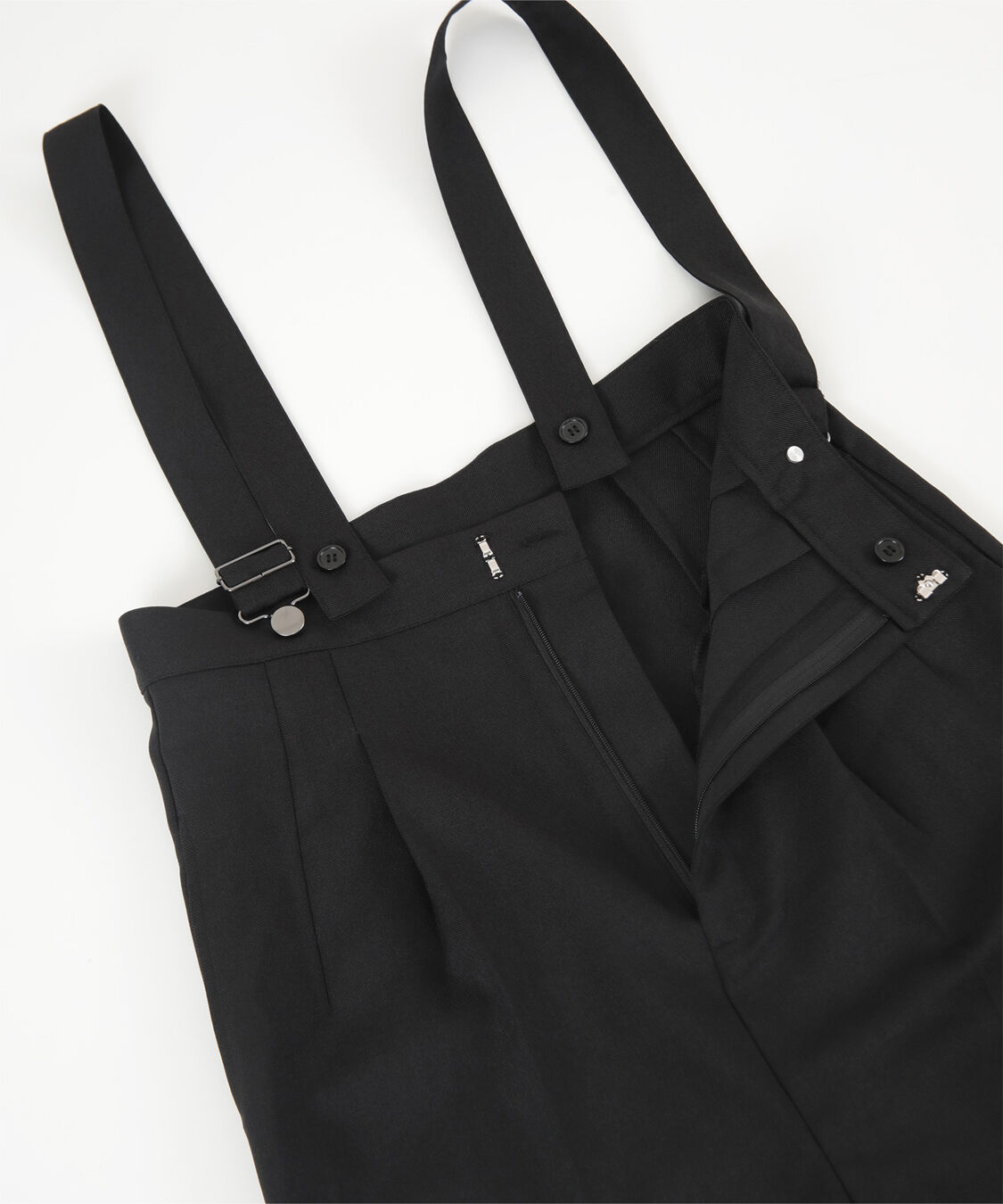 ur's「センタープレスダブルサロペットパンツ」|オールインワン|