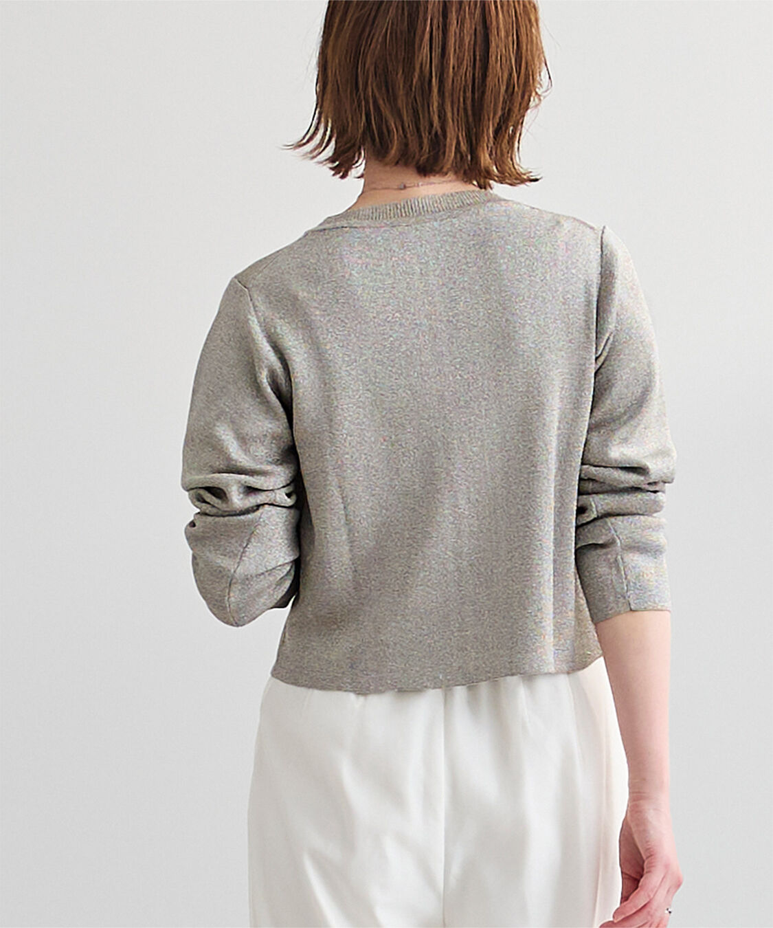 ur's「ラウンドネッククロップドニット」|ニット・セーター|