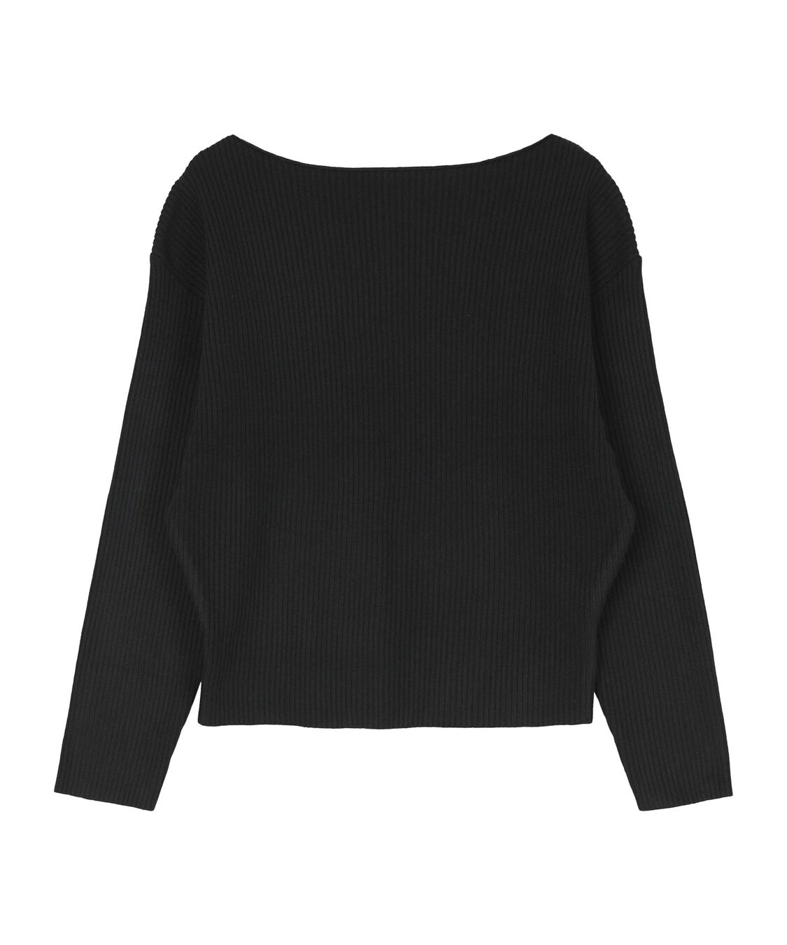 ur's「ボートネックドロップショルダーリブニット」|ニット・セーター|