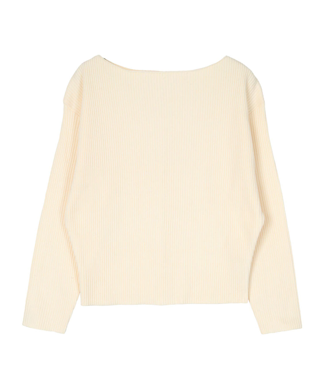 ur's「ボートネックドロップショルダーリブニット」|ニット・セーター|