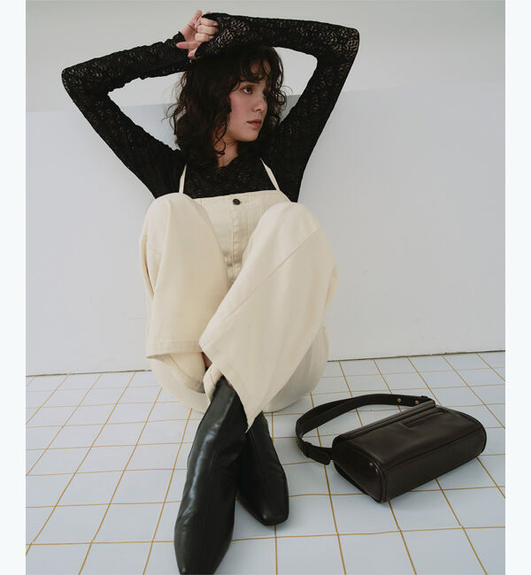 titivate「キャミソールデニムオールインワン」|デニム|