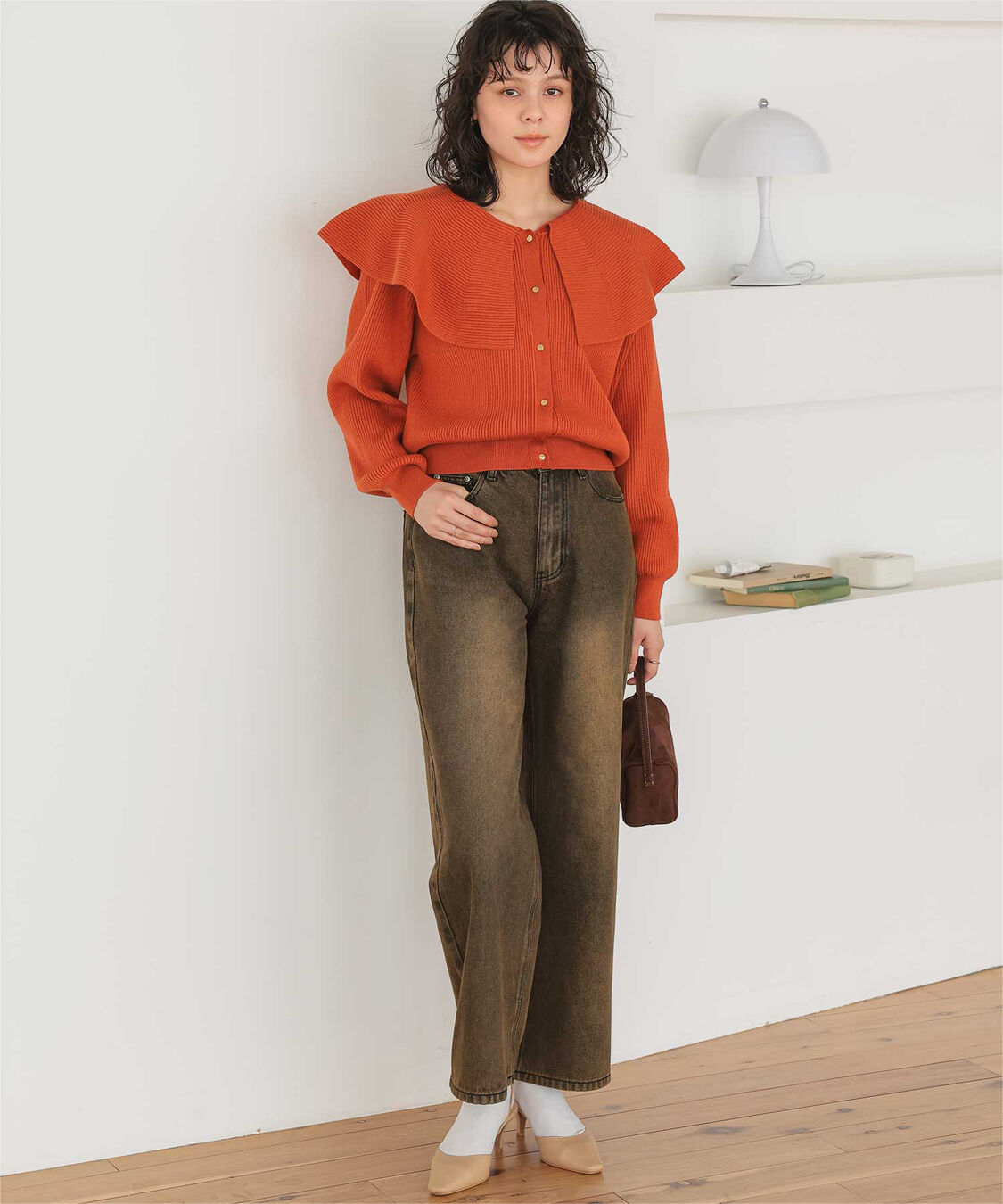 titivate「ワイドデニムパンツ」|デニム|