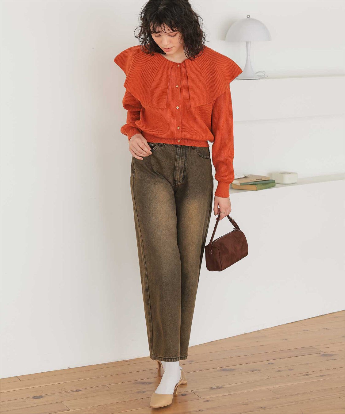 titivate「ワイドデニムパンツ」|デニム|