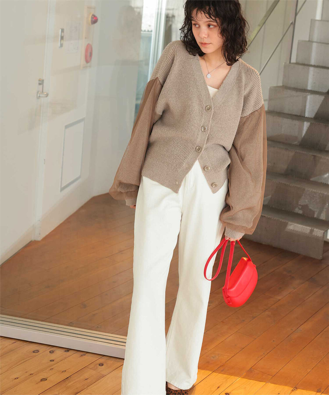 titivate「ワイドデニムパンツ」|デニム|