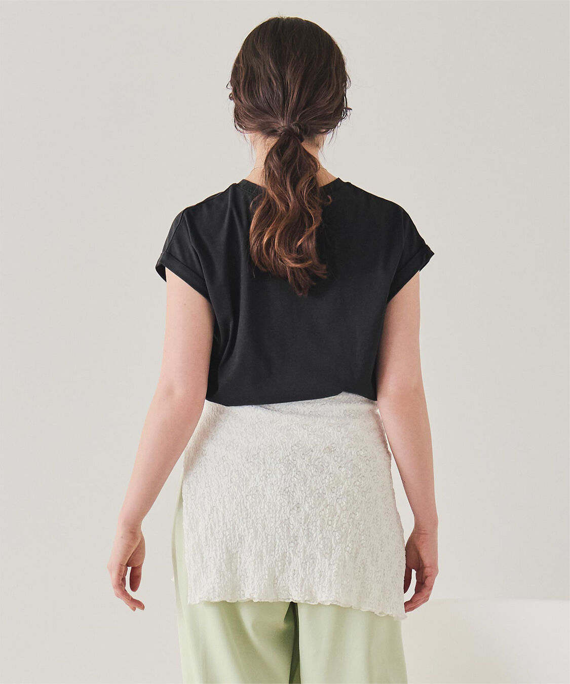 titivate「汗染み防止ダブルカフスTシャツ」|Tシャツ・カットソー|