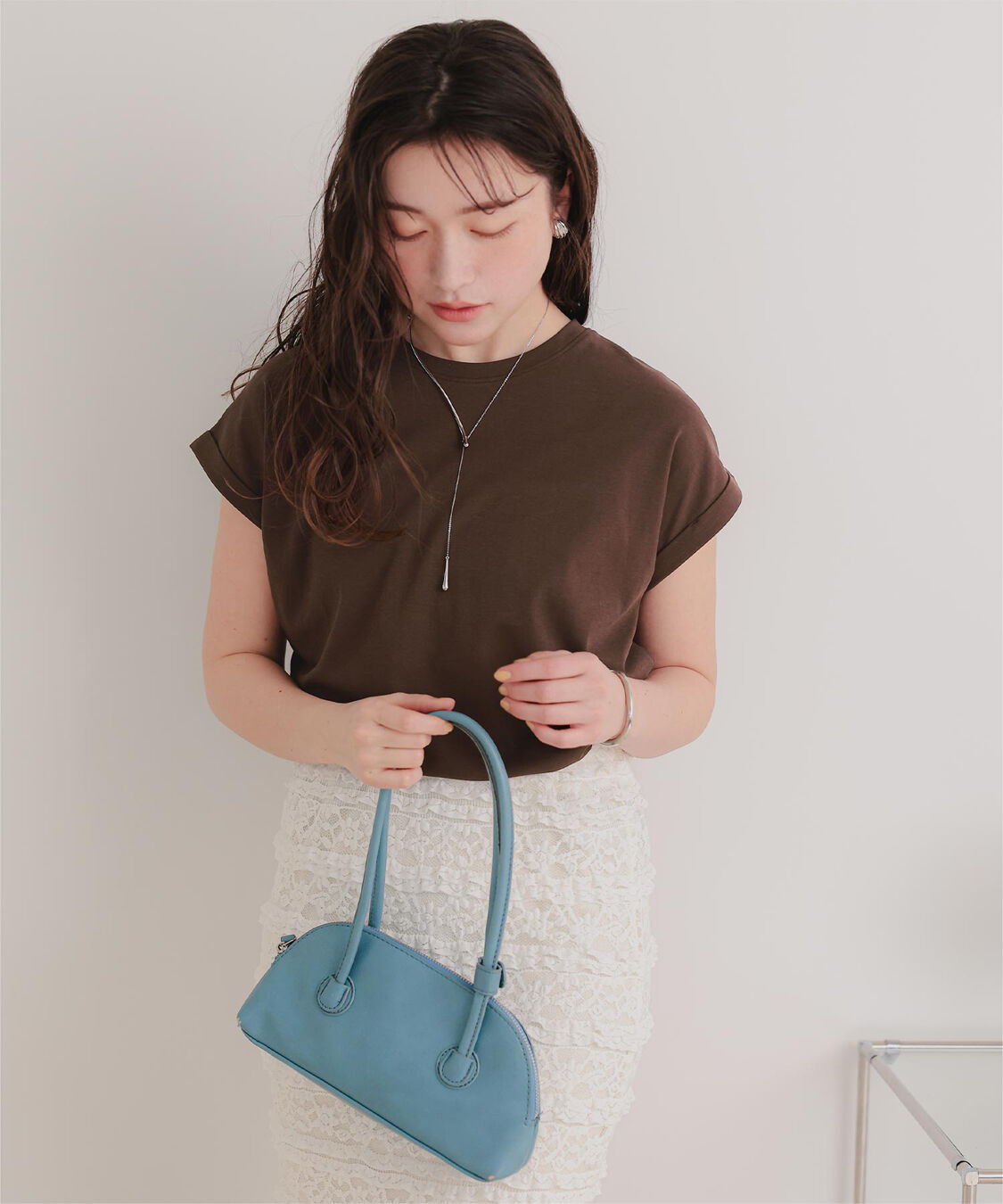 titivate「汗染み防止ダブルカフスTシャツ」|Tシャツ・カットソー|