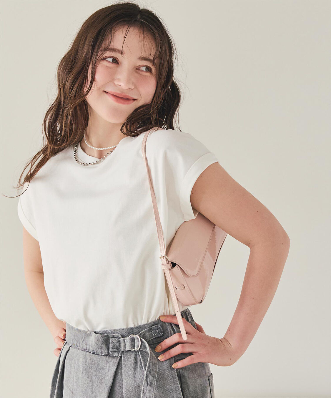 titivate「汗染み防止ダブルカフスTシャツ」|Tシャツ・カットソー|