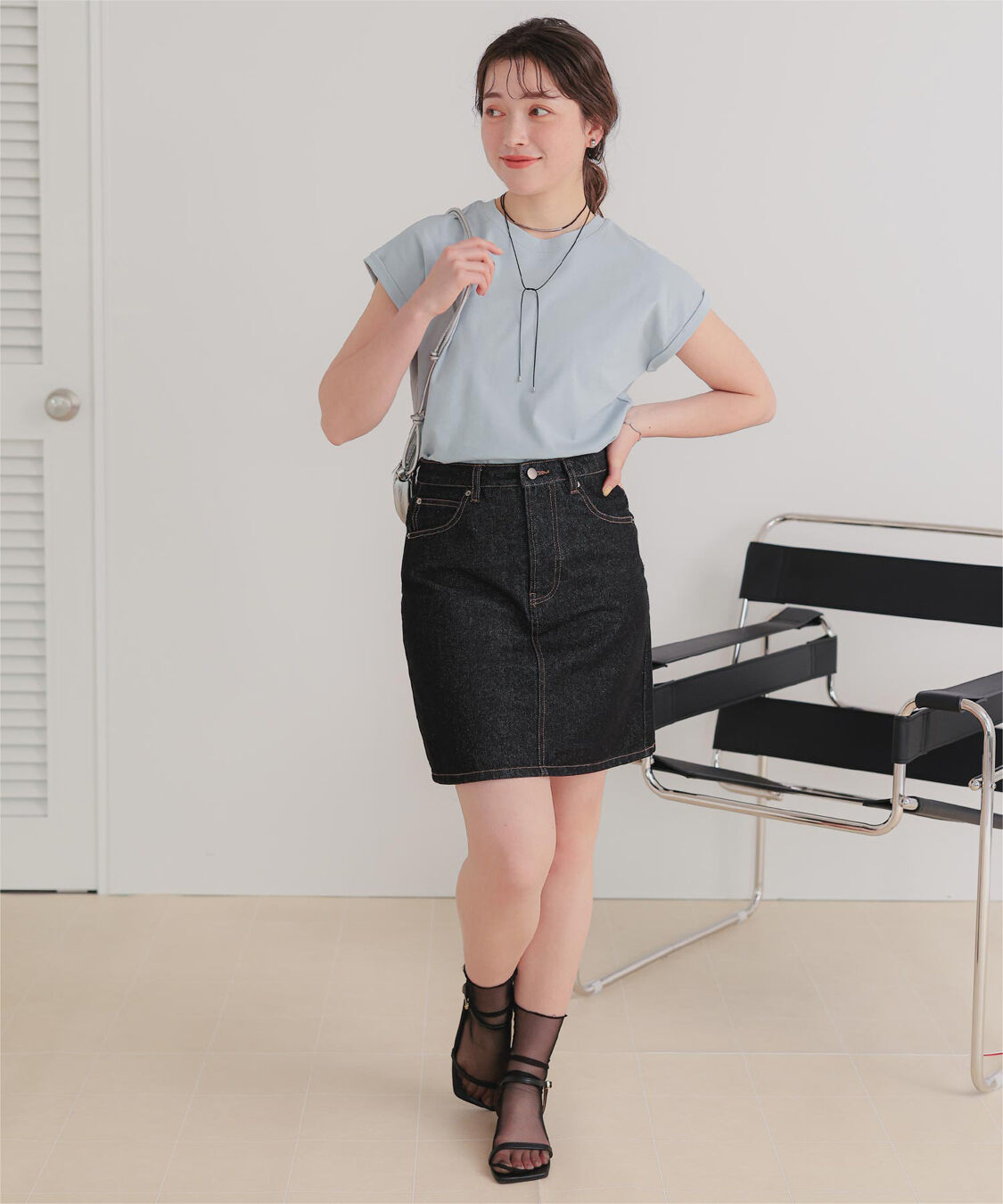 titivate「汗染み防止ダブルカフスTシャツ」|Tシャツ・カットソー|