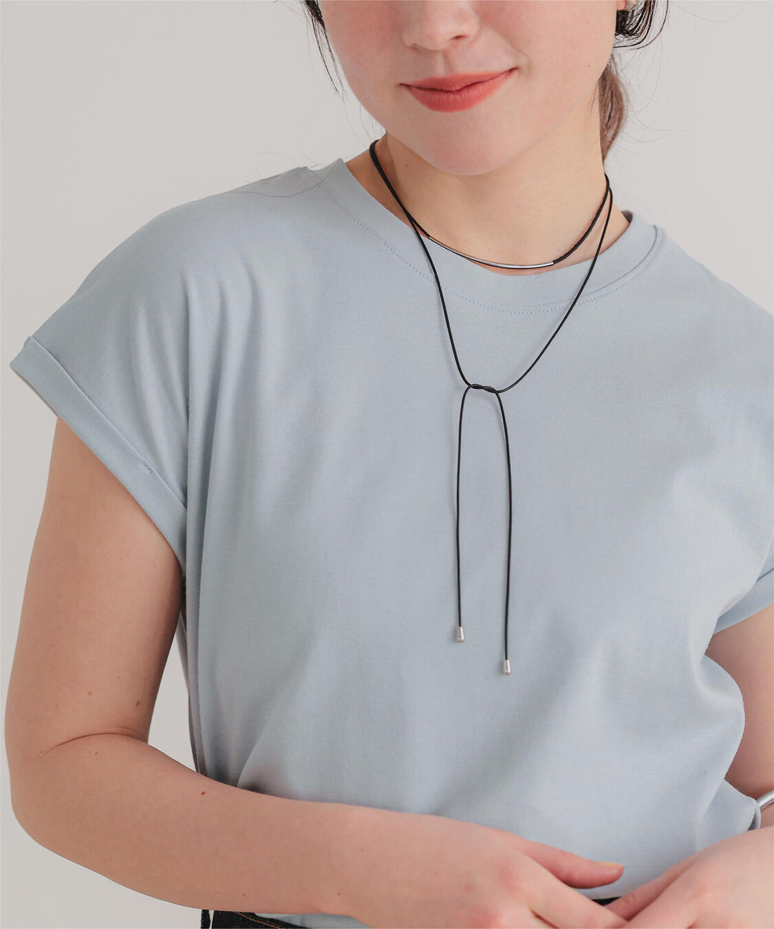 titivate「汗染み防止ダブルカフスTシャツ」|Tシャツ・カットソー|