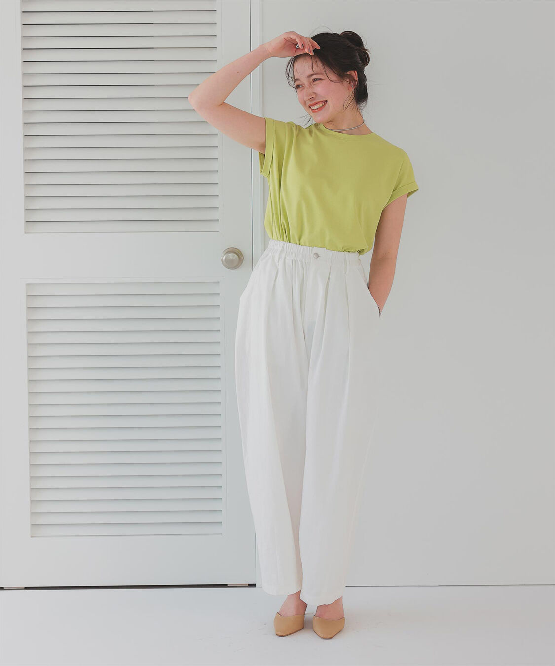 titivate「汗染み防止ダブルカフスTシャツ」|Tシャツ・カットソー|