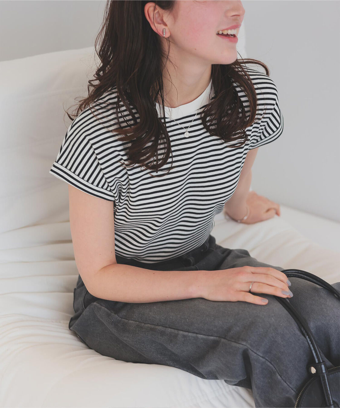 titivate「汗染み防止ダブルカフスTシャツ」|Tシャツ・カットソー|