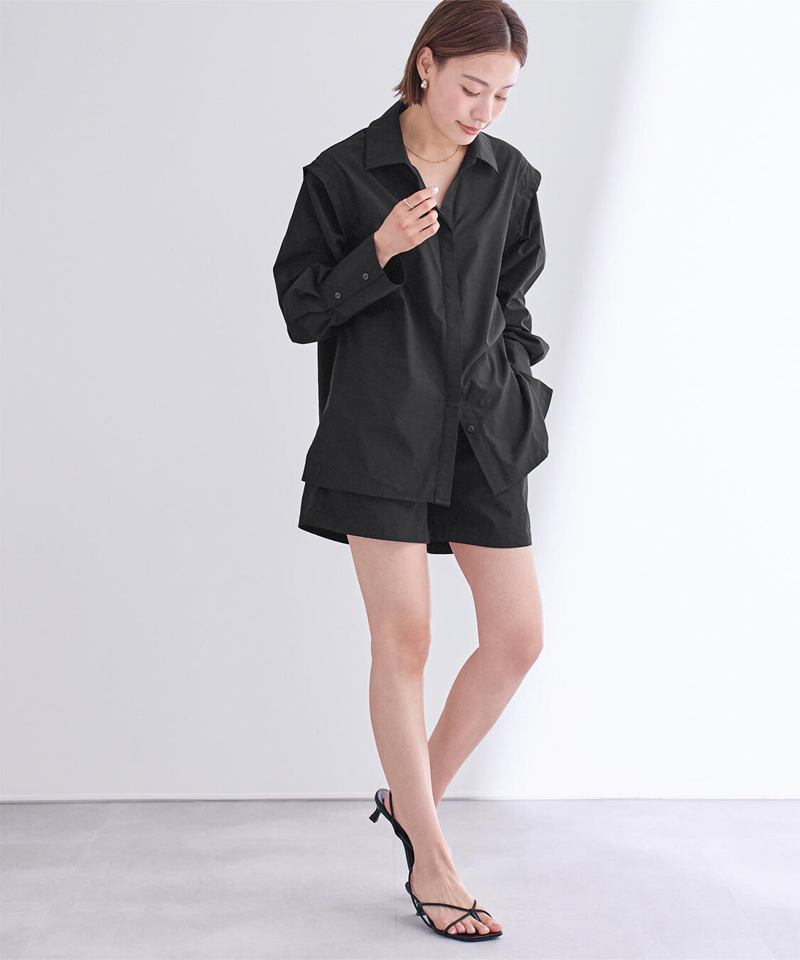 ur's「【黒川翼さんコラボアイテム】撥水素材2wayスリーブシャツ/ラッシュガード」|シャツ・ブラウス|