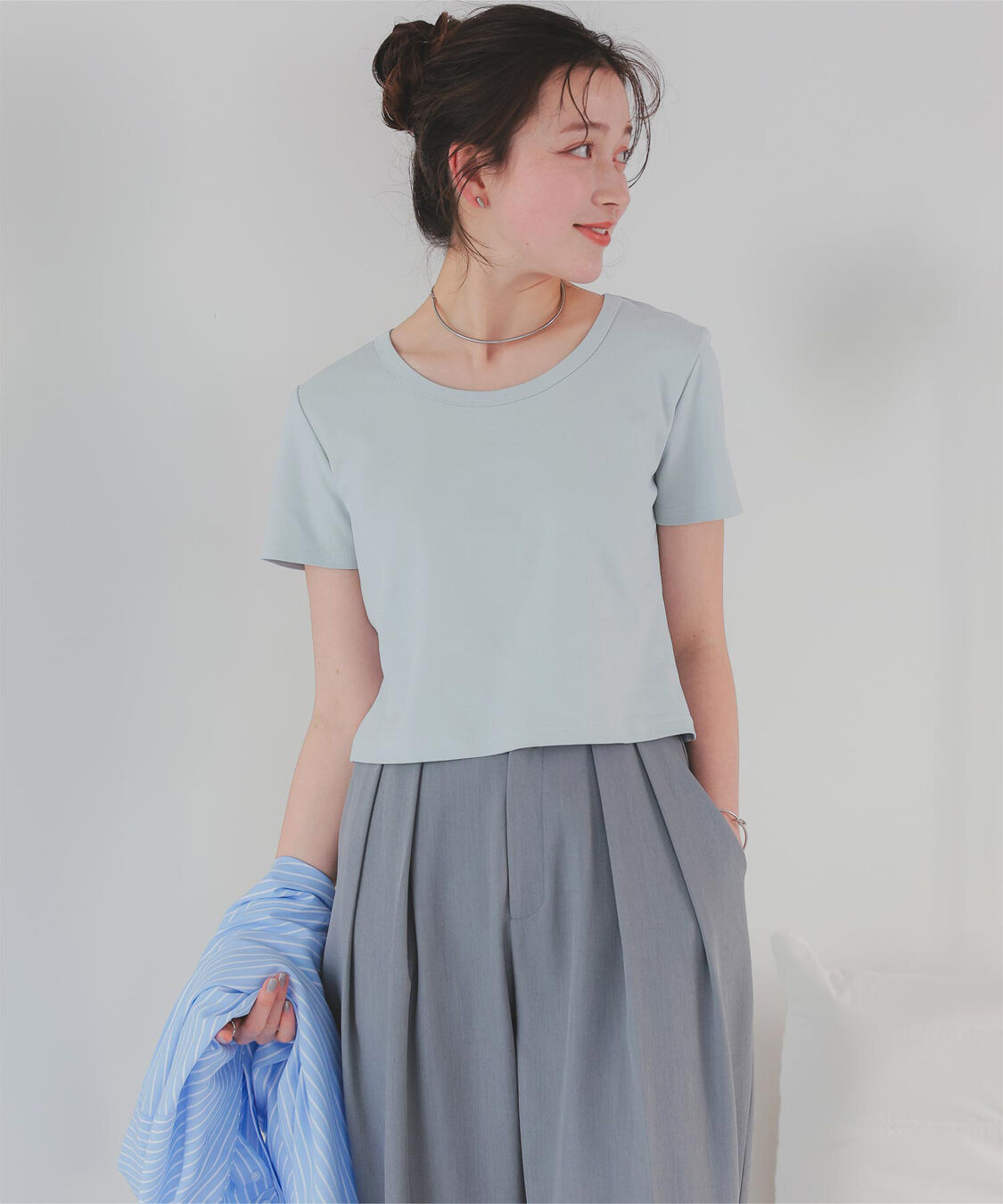 titivate「汗染み防止ｺﾝﾊﾟｸﾄTｼｬﾂ」|Tシャツ・カットソー|