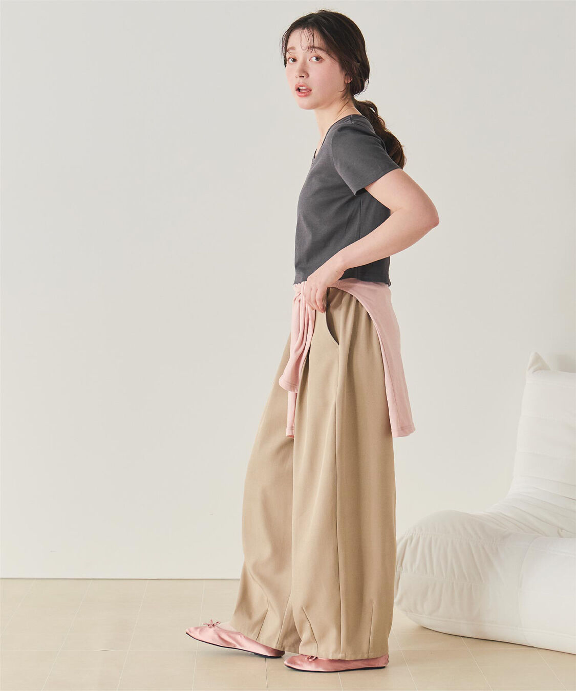 titivate「汗染み防止ｺﾝﾊﾟｸﾄTｼｬﾂ」|Tシャツ・カットソー|