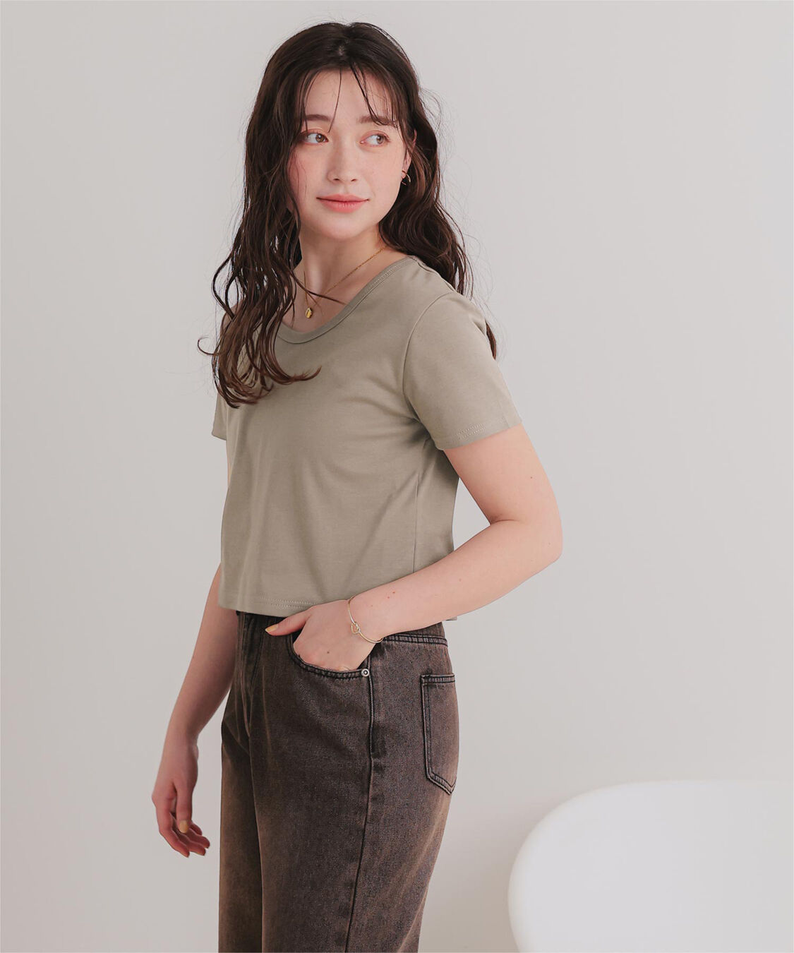 titivate「汗染み防止ｺﾝﾊﾟｸﾄTｼｬﾂ」|Tシャツ・カットソー|