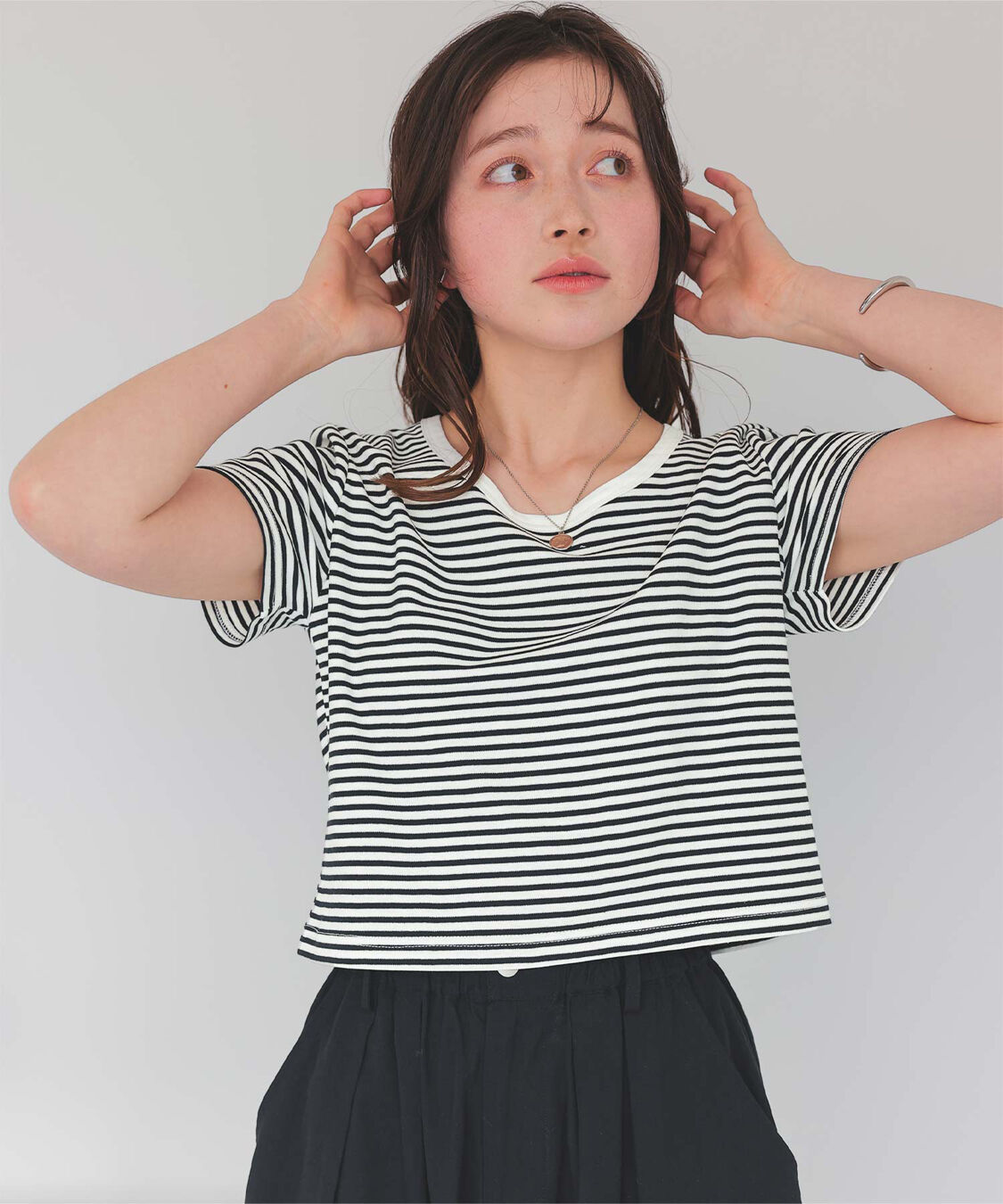 titivate「汗染み防止ｺﾝﾊﾟｸﾄTｼｬﾂ」|Tシャツ・カットソー|