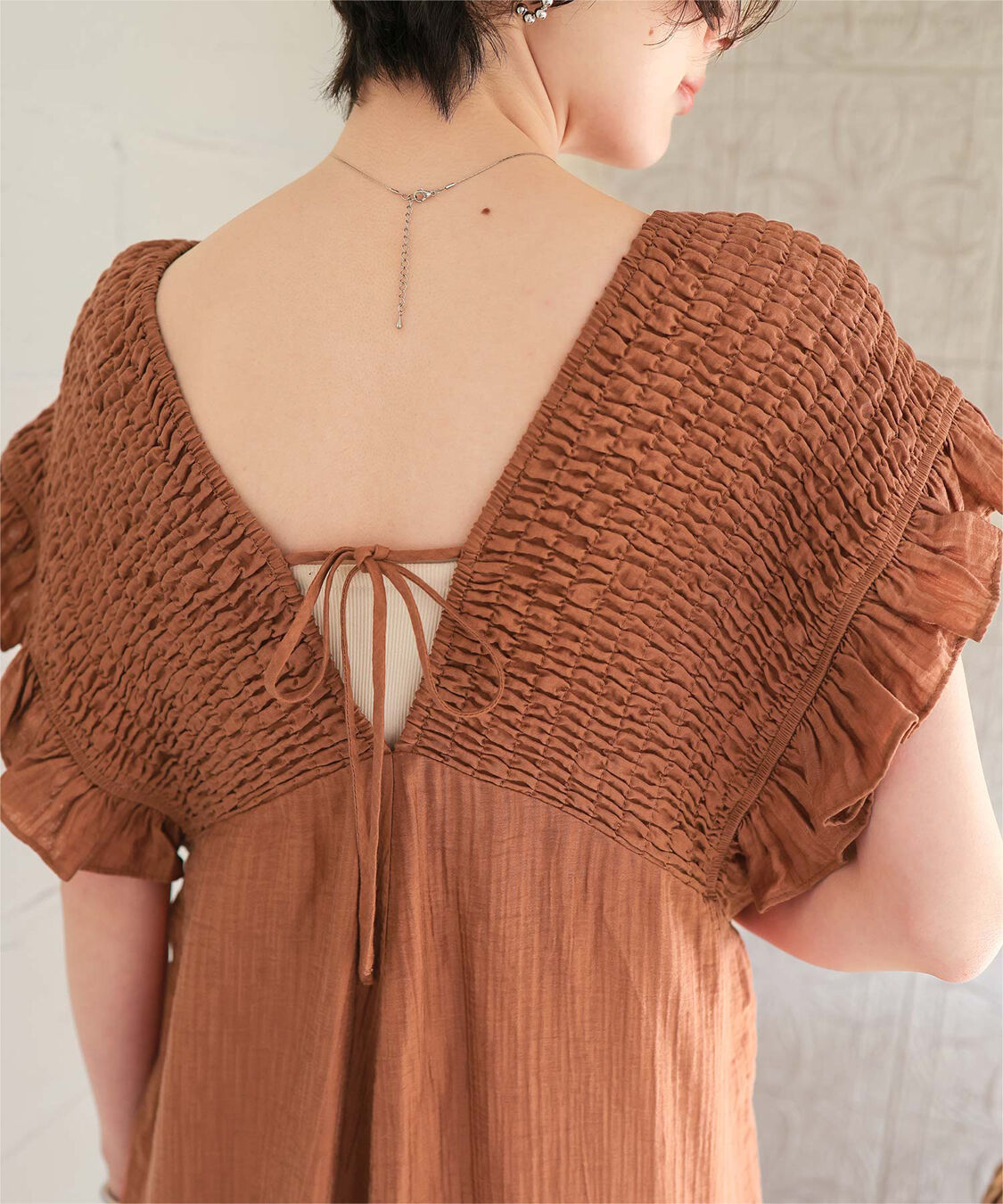 titivate「シャーリングフリルオールインワン」|オールインワン|