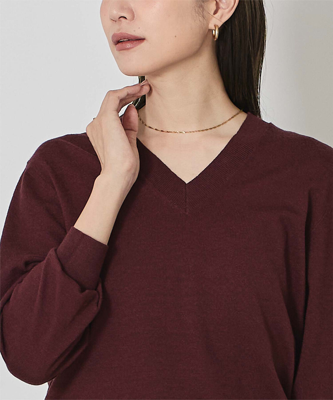 ur's「もちもちVネックニット」|ニット・セーター|