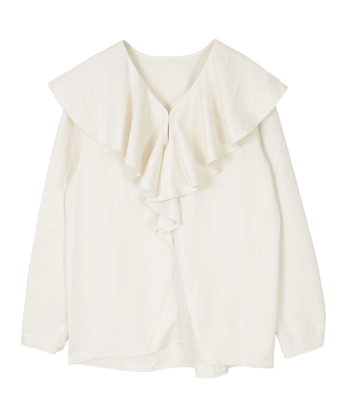 ur's「Vネックラッフルブラウス」|シャツ・ブラウス|