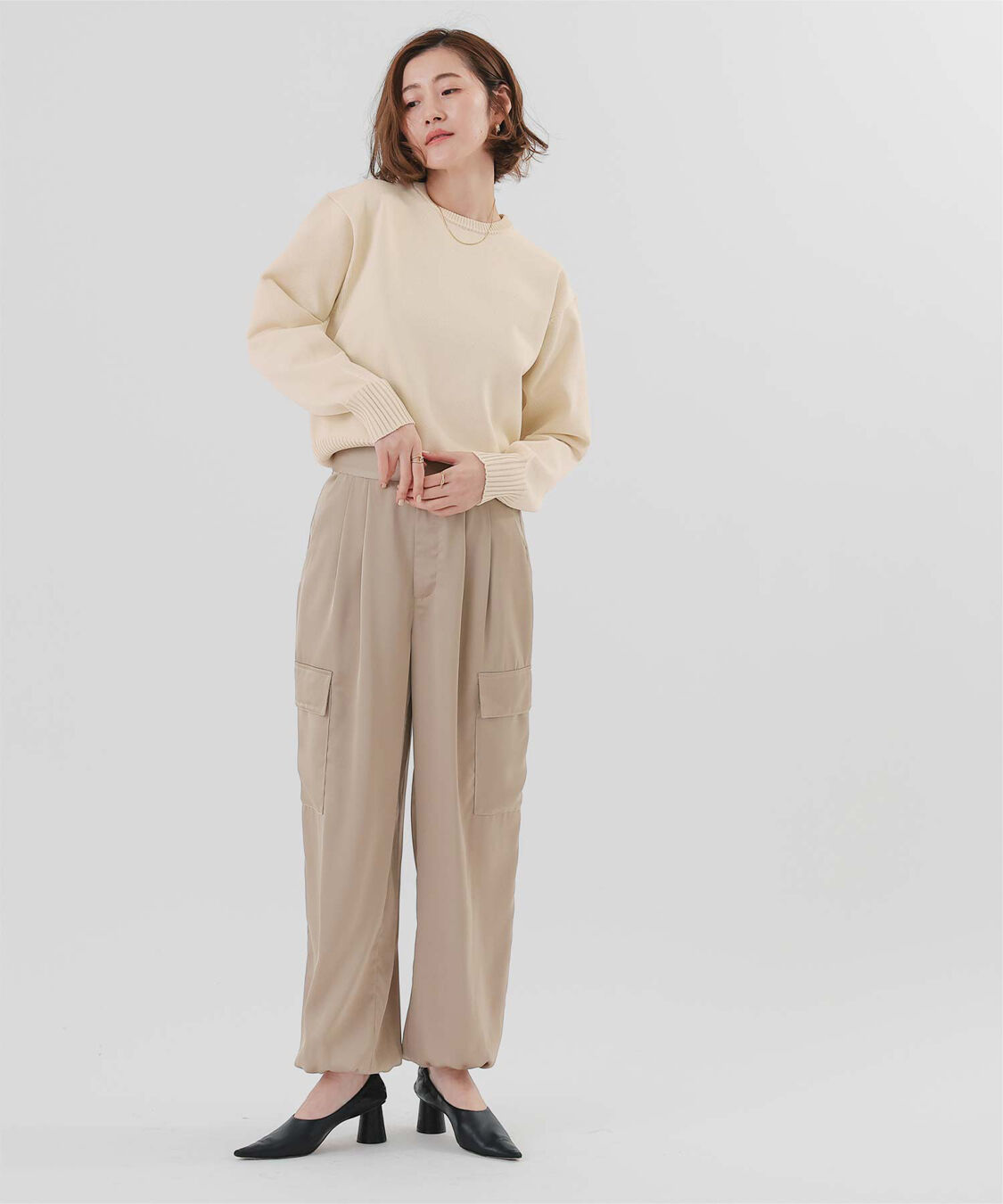 ur's「襟付きニットプルオーバー」|ニット・セーター|